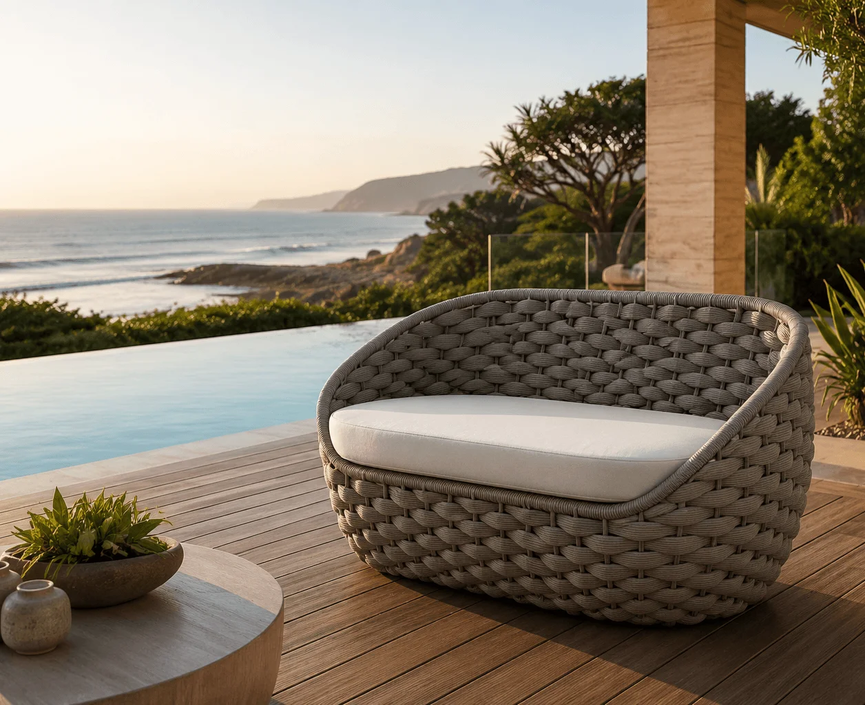 Sofá Outdoor 2 Lugares   Premium